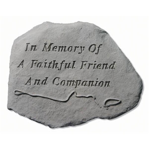 Kay Berry In Memory Of a Faithful Friend - Leash And Collar Memorial - 15.5 Inches x 11.5 Inches KA313587 - main